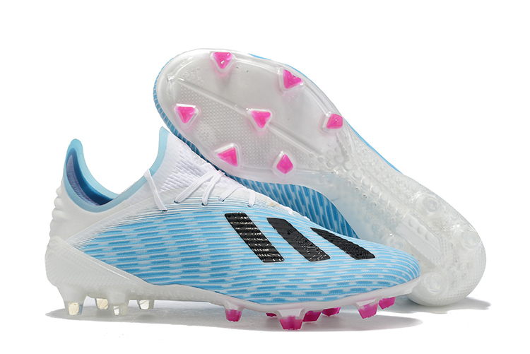 Adidas X 19.1 Firm Ground Bright Cyan F35316 - Ultra-light Boots for Enhanced Performance