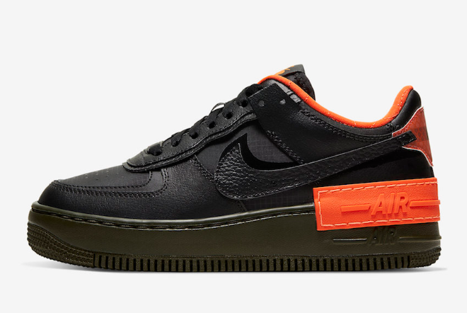 Nike Air Force 1 Shadow Halloween Black Orange CQ3317-001 - Limited Edition Sneaker