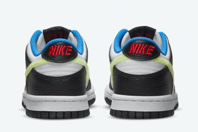 Nike Dunk Low GS White/Black-Volt DQ0977-100 - Giant Hangtags & Superior Style