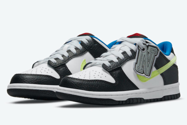 Nike Dunk Low GS White/Black-Volt DQ0977-100 - Giant Hangtags & Superior Style
