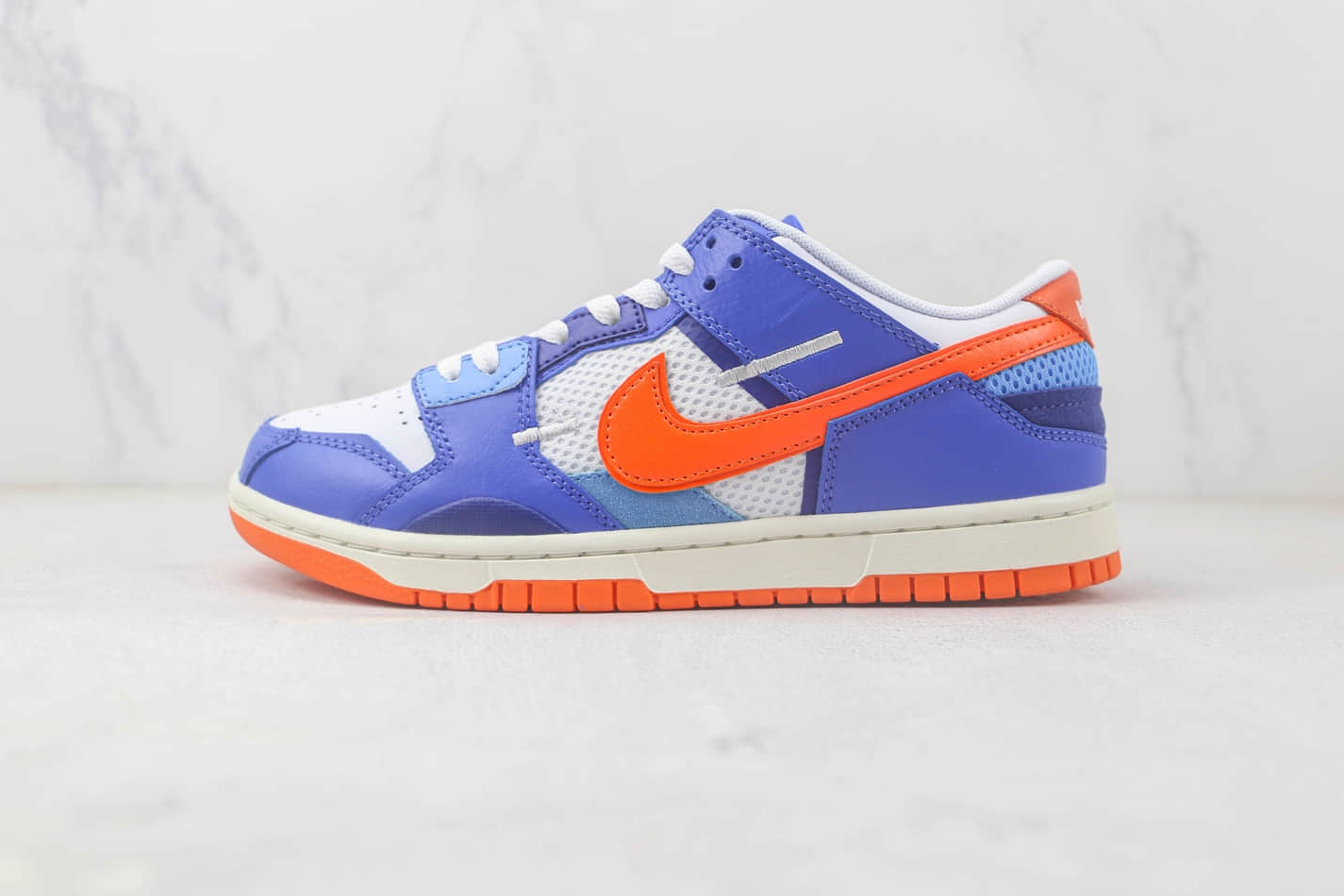 Nike Dunk Low Scrap 'Knicks' DM0128-100 - Authentic Sneakers for Sale