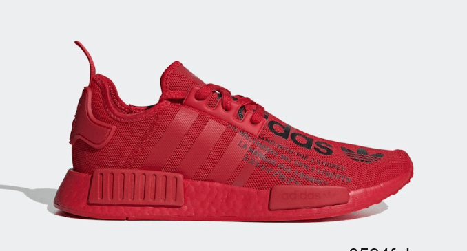 Adidas NMD_R1 'Big Logo Print' FX4358 - Stylish and Statement Sneakers