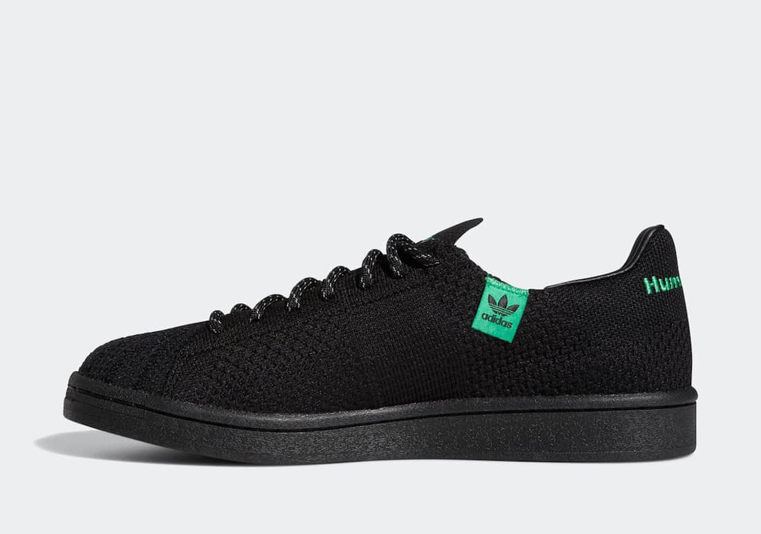 Adidas Pharrell x Superstar Primeknit 'Black' GX0195 - Stylish and Comfortable Footwear