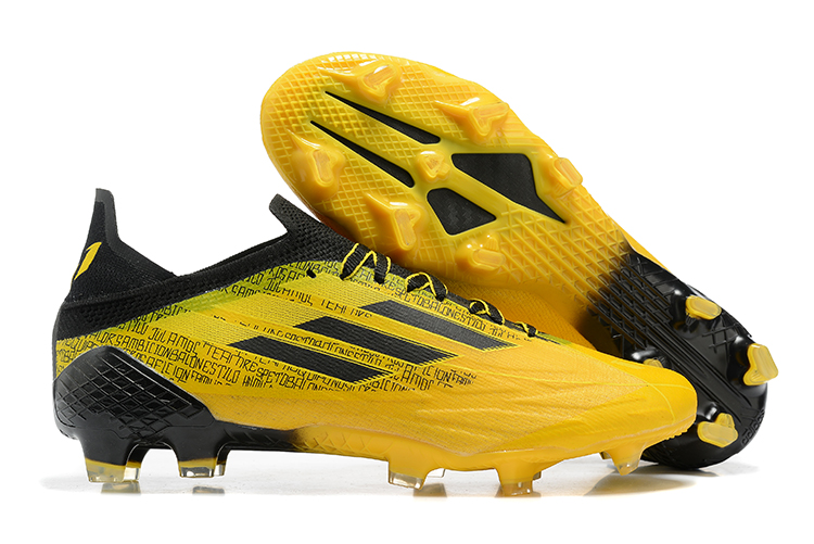 Adidas X Speedflow Messi.1 FG Solar Gold Bright Yellow GW7417 - High-performance Football Cleats