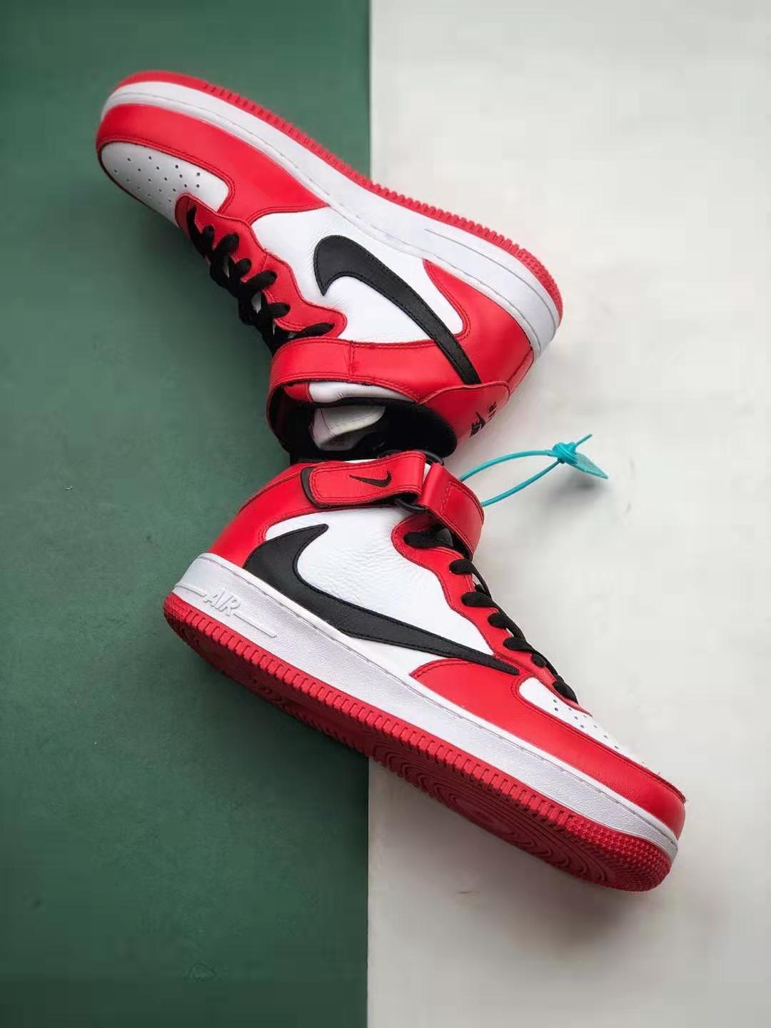 Nike Air Force 1 Mid 07 White Red Black 804609-160 | Stylish and Iconic Sneakers Nike Air Force 1 Mid 07 White Red Black 804609-160 | Stylish and Iconic Sneakers