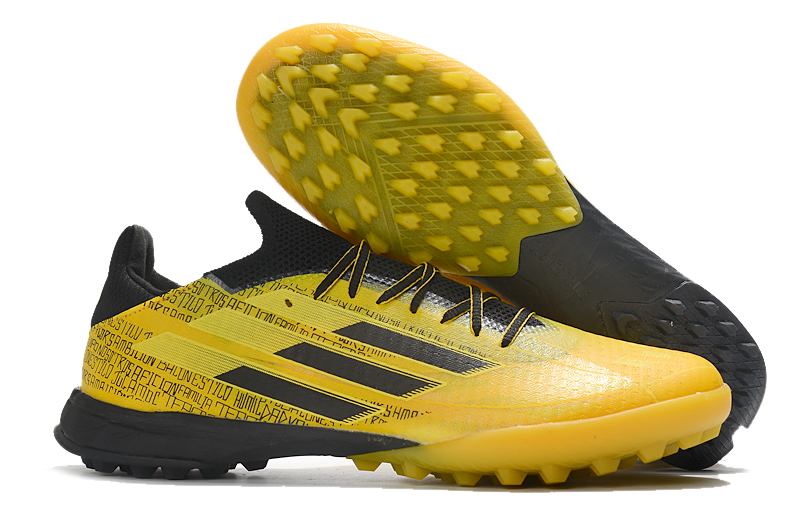 Adidas X Speedflow Messi.1 TF Gold Black Yellow - Premium Football Shoes