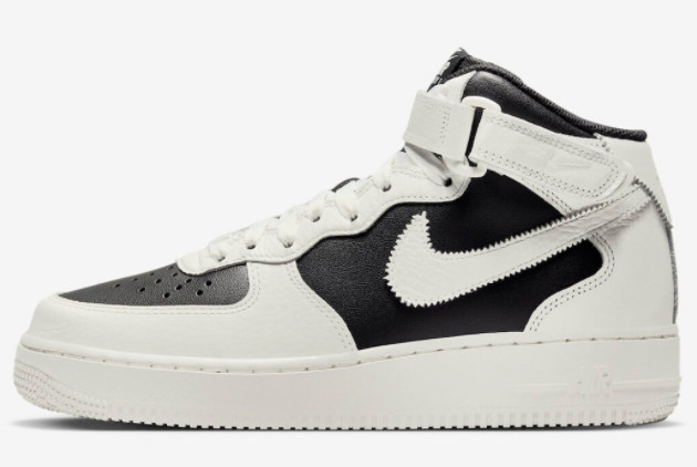 Nike Air Force 1 Mid 'Reverse Panda' Black/White DV2224-001 - Classic Style with a Twist