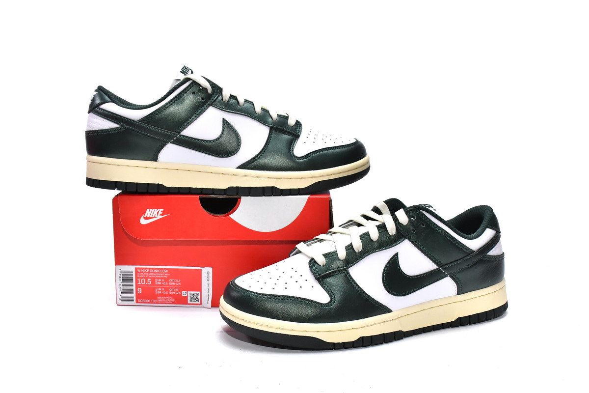 Nike Dunk Low 'Vintage Green' DQ8580-100 - Stylish & Retro Sneakers