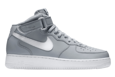 Nike Air Force 1 Mid 'Wolf Grey' 315123-033 - Stylish Grey Sneakers for Ultimate Comfort.
