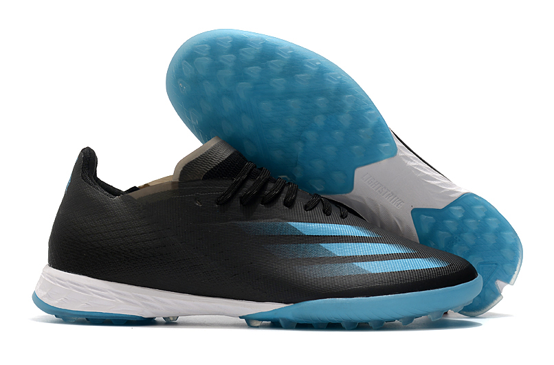 Adidas X Ghosted.1 TF Black Blue - High-Performance Soccer Shoes