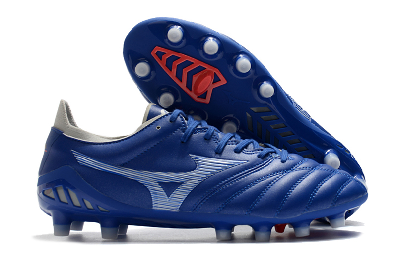 Mizuno Morelia Neo III Japan FG Reflex Blue White - Top-Quality Football Boots