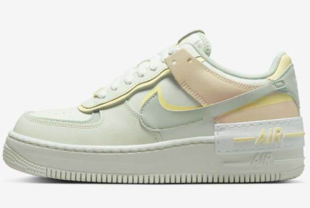 Nike Air Force 1 Shadow 'Citron Tint' Sail/Light Silver-Citron Tint DR7883-101 - Stylish and Feminine Sneakers