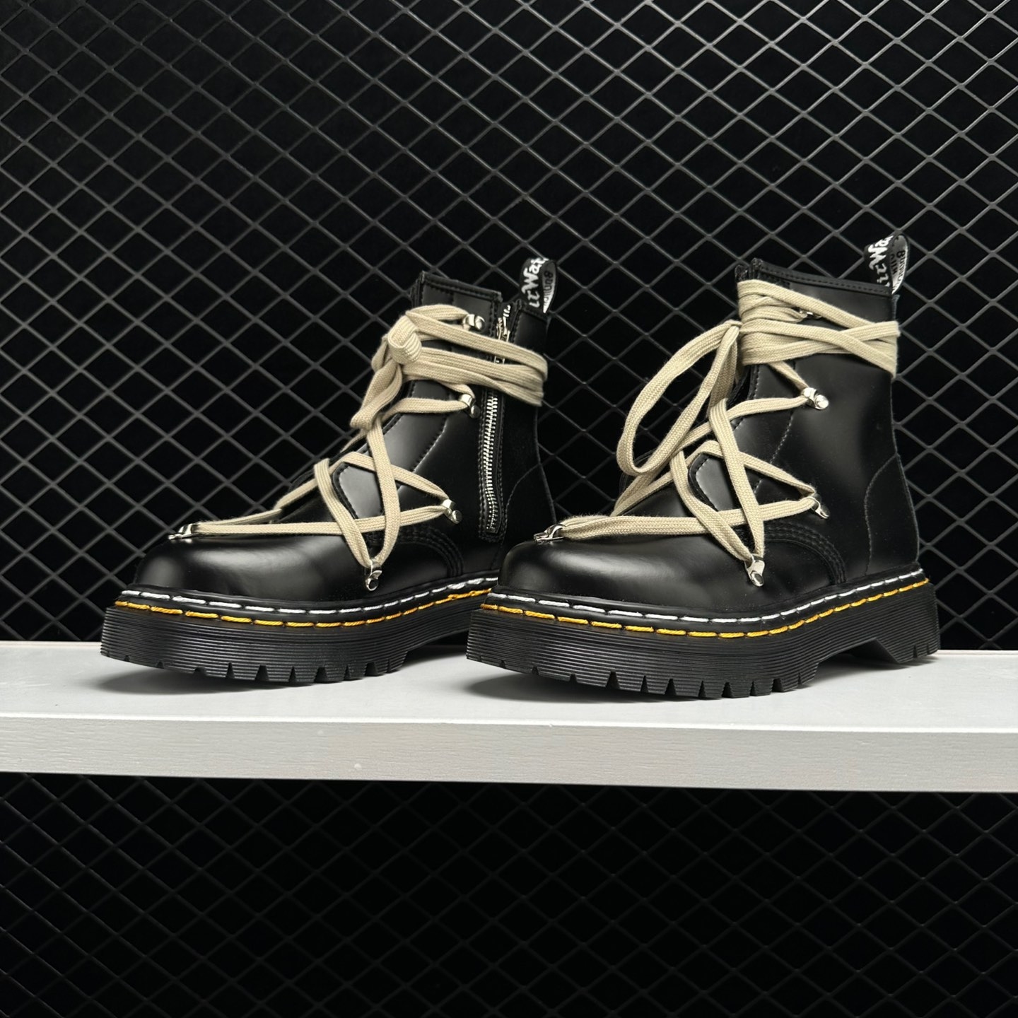 Dr. Martens x Rick Owens Black Smooth Leather 1460 Bex Boots for Exceptional Style Dr. Martens x Rick Owens Black Smooth Leather 1460 Bex Boots for Exceptional Style