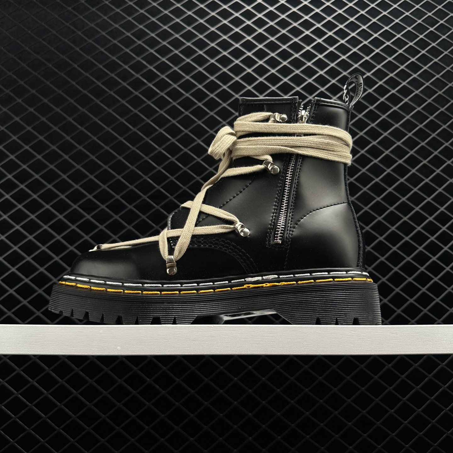 Dr. Martens x Rick Owens Black Smooth Leather 1460 Bex Boots for Exceptional Style Dr. Martens x Rick Owens Black Smooth Leather 1460 Bex Boots for Exceptional Style