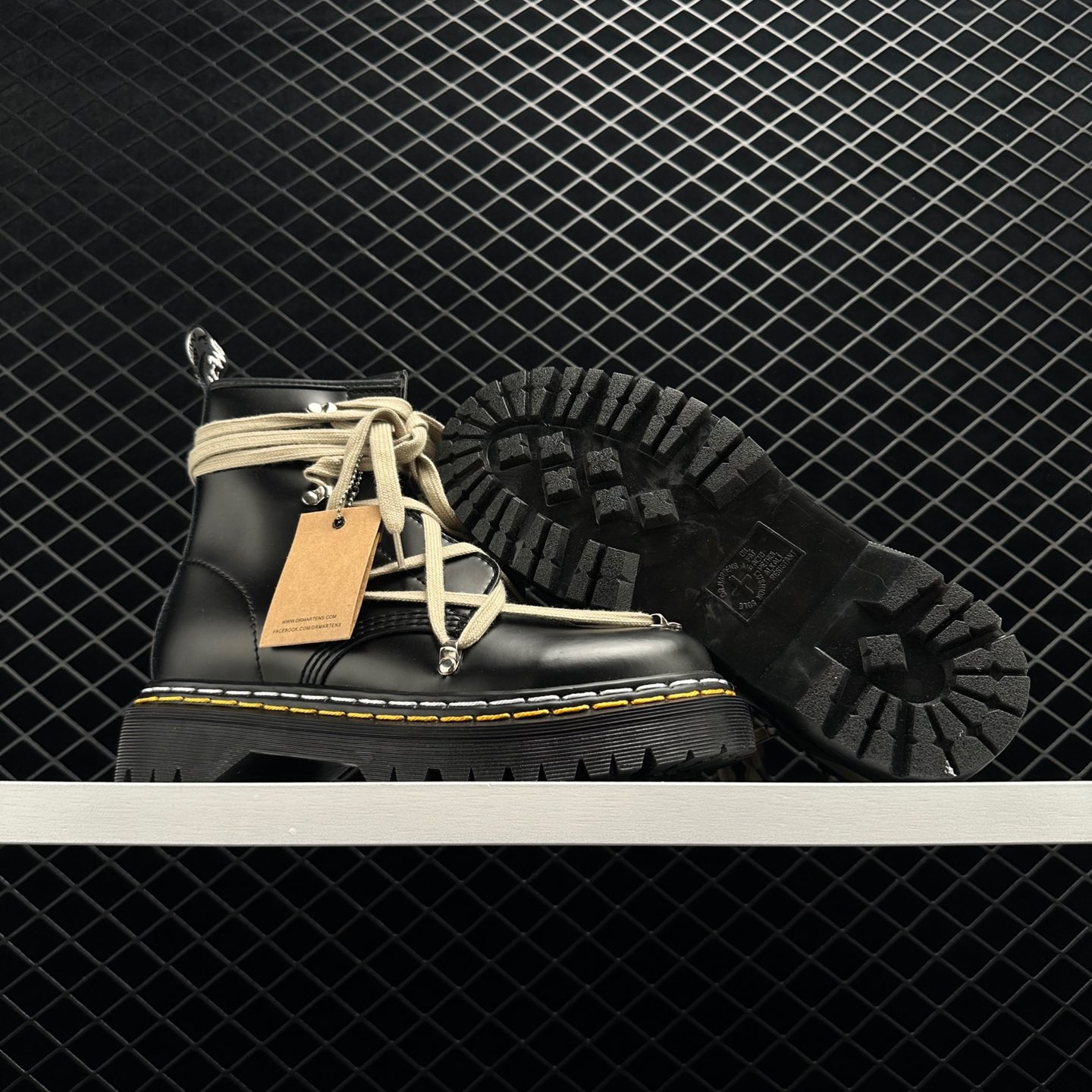 Dr. Martens x Rick Owens Black Smooth Leather 1460 Bex Boots for Exceptional Style Dr. Martens x Rick Owens Black Smooth Leather 1460 Bex Boots for Exceptional Style