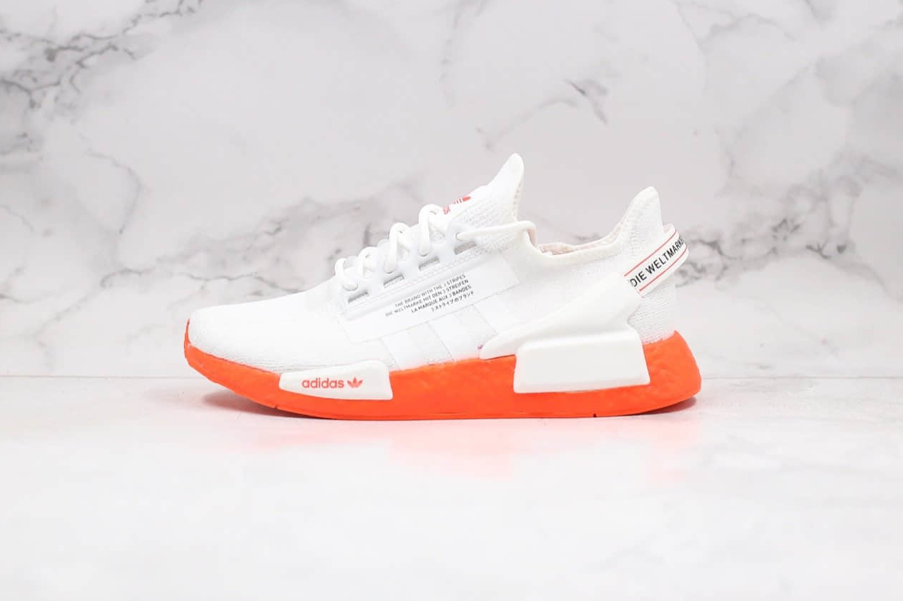 Adidas NMD_R1 V2 'White Solar Red' FX3902 - Stylish & Comfortable Sneakers