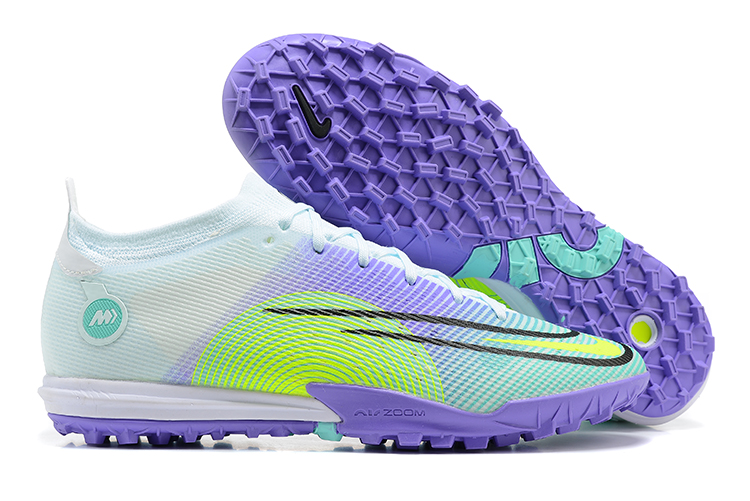 Nike Mercurial Vapor 14 Elite TF - Barely Green Volt Electro Purple Cleats