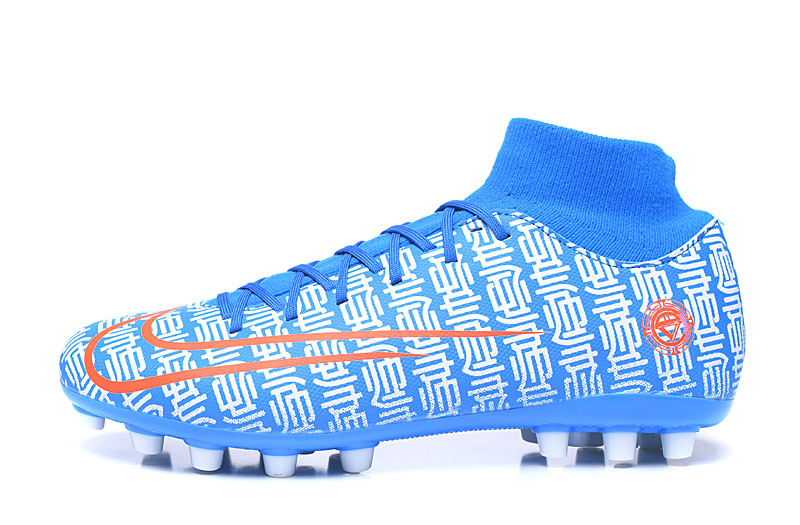 Nike Superfly 7 Academy CR7 AG Artificial Grass Football Shoes - Blue White - CQ4903-468 Nike Superfly 7 Academy CR7 AG Artificial Grass Football Shoes - Blue White - CQ4903-468