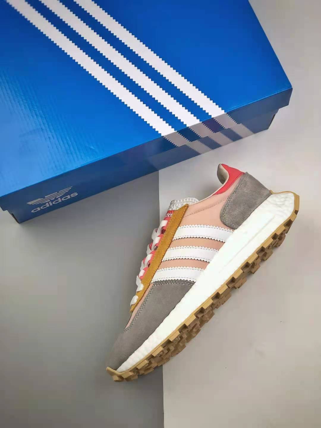 Adidas Racing 1 Boost Prototype - Grey/Red/Yellow Q47991