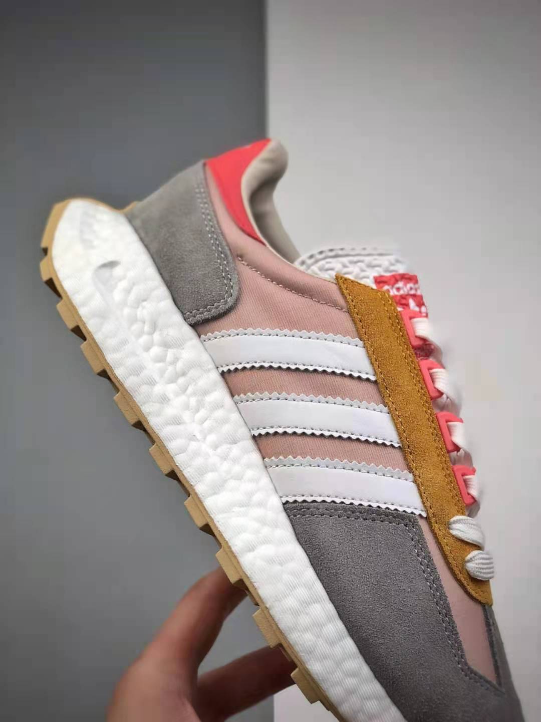 Adidas Racing 1 Boost Prototype - Grey/Red/Yellow Q47991