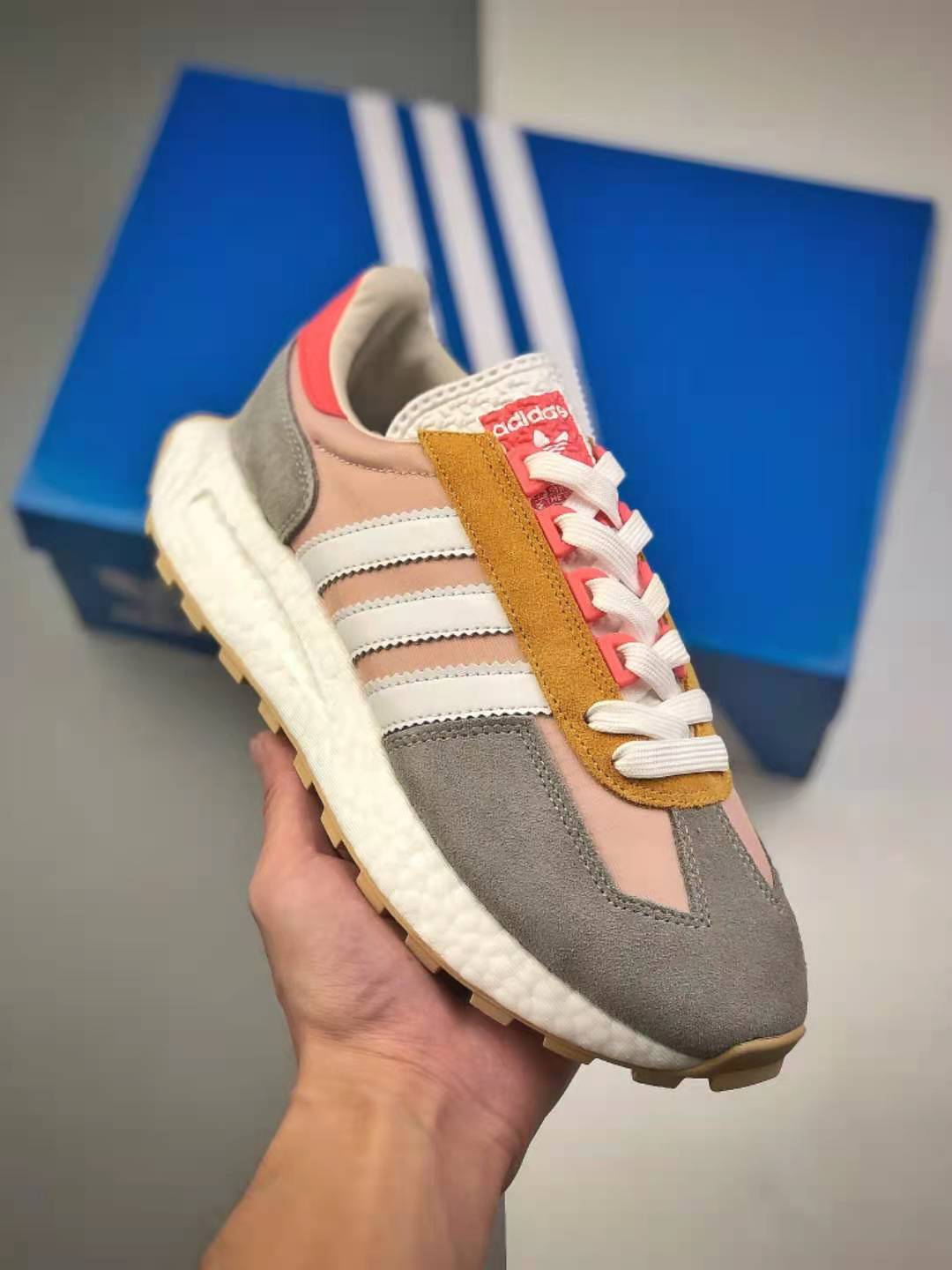 Adidas Racing 1 Boost Prototype - Grey/Red/Yellow Q47991