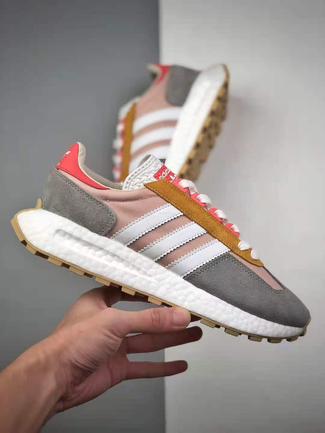 Adidas Racing 1 Boost Prototype - Grey/Red/Yellow Q47991