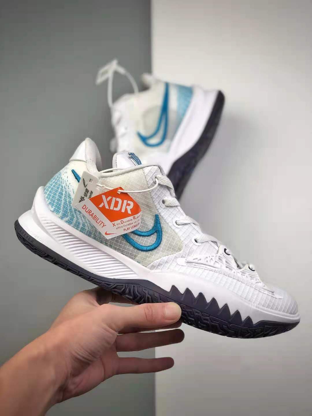 Nike Zoom Kyrie Low 4 EP - White Dark Raisin Laser Blue CZ0105-100 | Authentic Performance Sneakers Nike Zoom Kyrie Low 4 EP - White Dark Raisin Laser Blue CZ0105-100 | Authentic Performance Sneakers