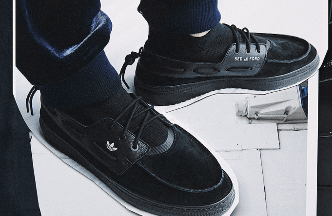 Adidas Bed J.W. Ford x Korsika 'Jet Black' EF9612 | Stylish Collaboration and Supreme Comfort