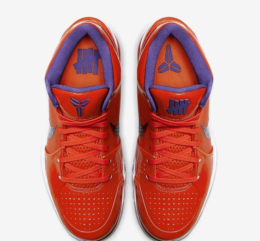 Nike Undefeated x Kobe 4 Protro 'Team Orange' CQ3869-800 - High-Performance Basketball Shoe