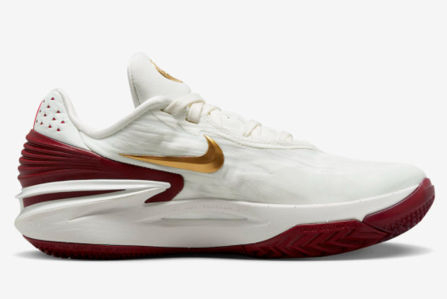 Nike Air Zoom GT Cut 2 Summit White-Metallic Gold-University Red FN0299-121 - Top Performance Sneaker for Superior Comfort and Style Nike Air Zoom GT Cut 2 Summit White-Metallic Gold-University Red FN0299-121 - Top Performance Sneaker for Superior Comfort and Style