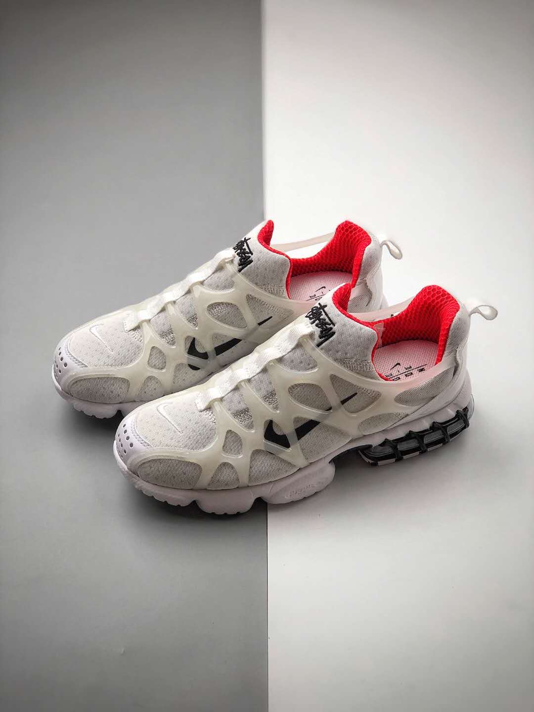 Nike Stussy x Air Zoom Spiridon Kukini 'White' CJ9918-100 - Limited Edition Collaboration Nike Stussy x Air Zoom Spiridon Kukini 'White' CJ9918-100 - Limited Edition Collaboration
