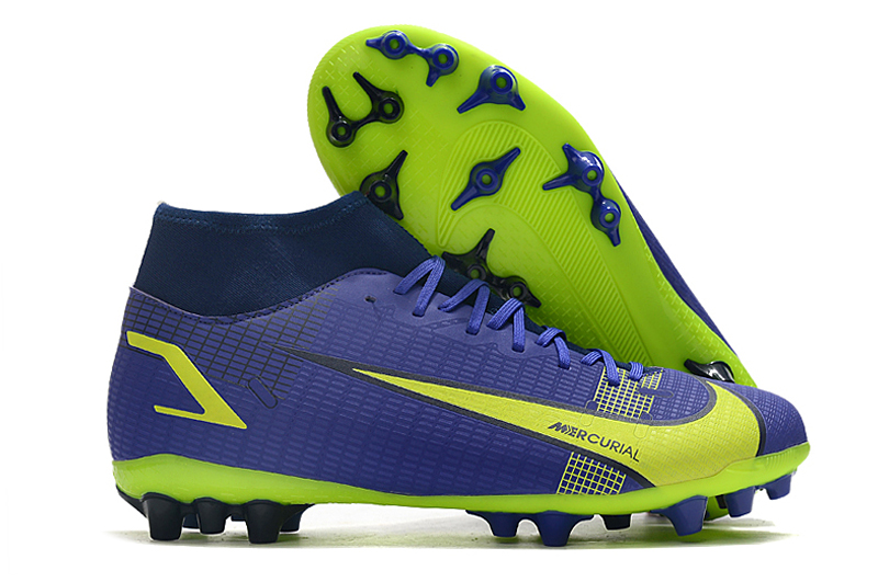 Nike Jr Superfly 8 Academy AG Blue CV0732-474 - Top-quality Artificial Grass Soccer Shoes