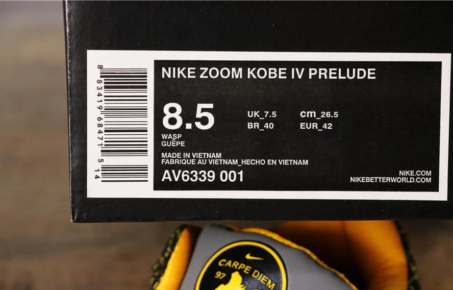 Nike Zoom Kobe 4 Protro 'Carpe Diem' AV6339-001 - Premium Performance Basketball Sneakers