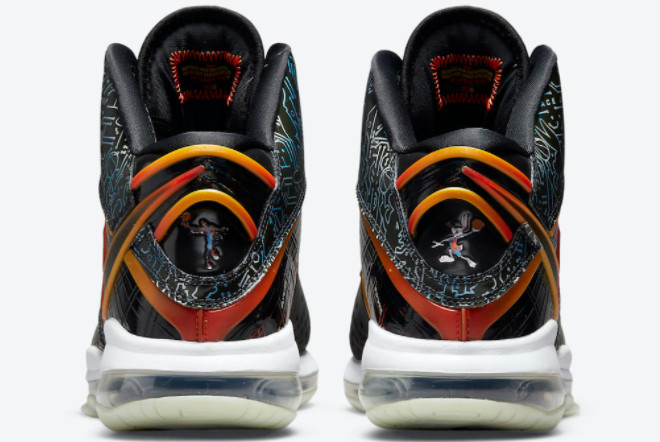 Nike LeBron 8 'Space Jam' Black/White-Multi-Color DB1732-001 - Premium Basketball Sneakers