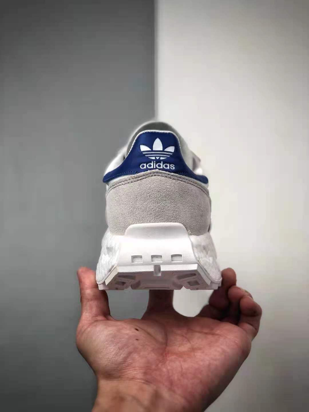 Adidas Racing 1 Boost Prototype Cloud White Blue Red Q47513 - Ultimate Racing Sneaker | Free Shipping