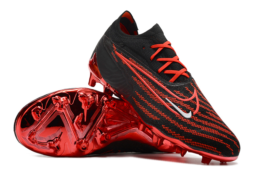 Nike Phantom GX Elite FG Football Boots Black Red - Ultimate Performance on the Pitch!