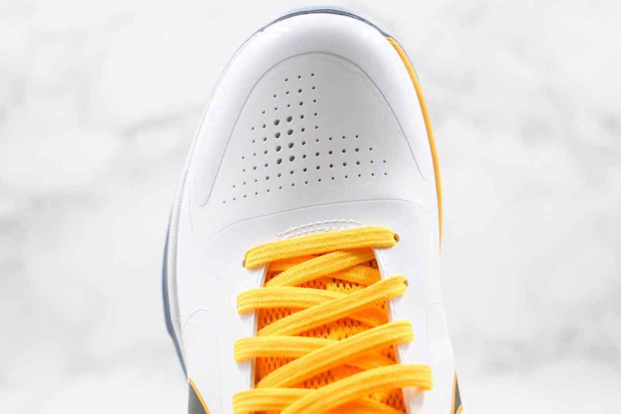 Nike Zoom Kobe V Summite White Black Yellow Basketball Shoes 386430-104 – Superior Performance and Style | Shop Now!