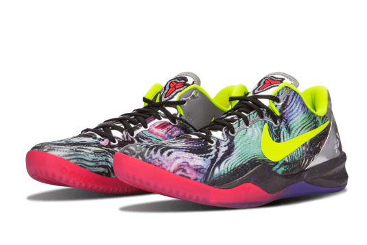 Nike Kobe 8 System Prelude Multi-Color/Volt-Chrome 639655-900 - Shop Now for the Ultimate Basketball Performance
