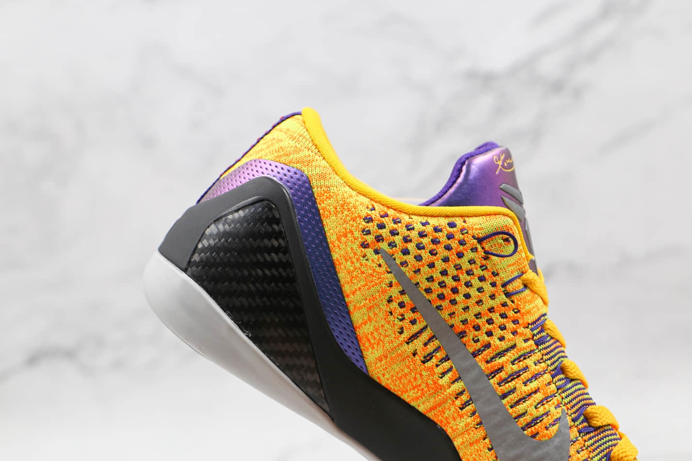 Nike Zoom Kobe 9 IX Purple Yellow Black 630487-500 - Supreme Performance Sneakers