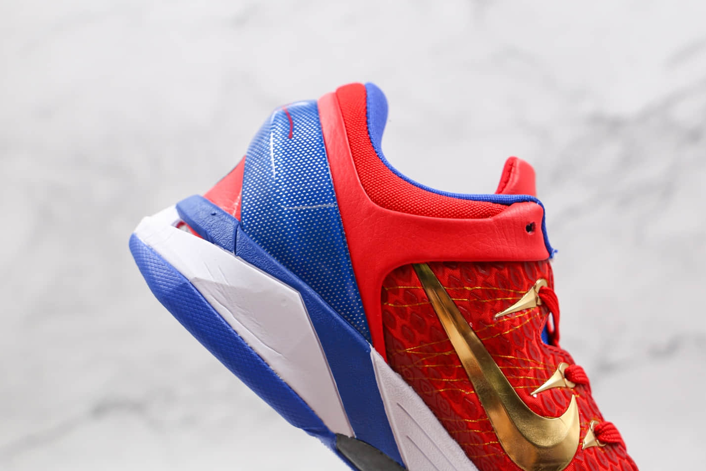 Nike Zoom Kobe VII RLX Red Blue Metallic Gold 488371-406 - Buy Online Now!